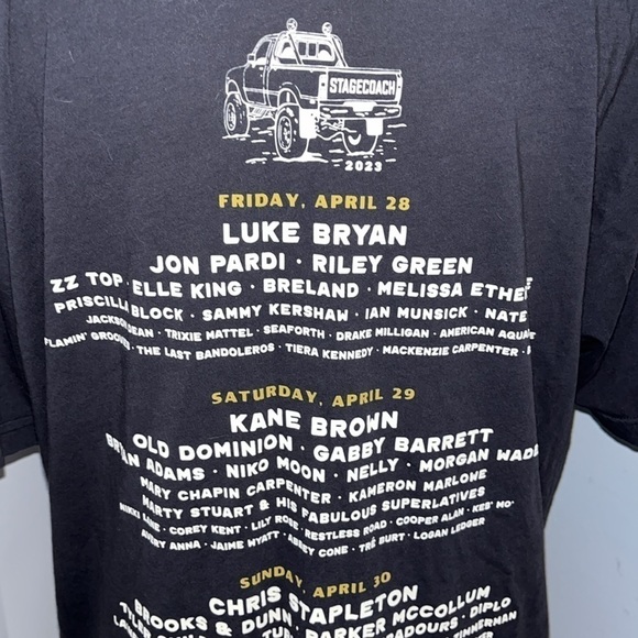 Official Stagecoach Truck Lineup T-Shirt Size XL - Picture 4 of 7